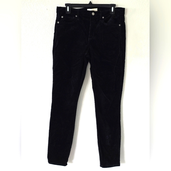 Gap Courdouy Pants Women's Black True Skinny Mid Rise Stretchy 32x29 - Picture 1 of 12